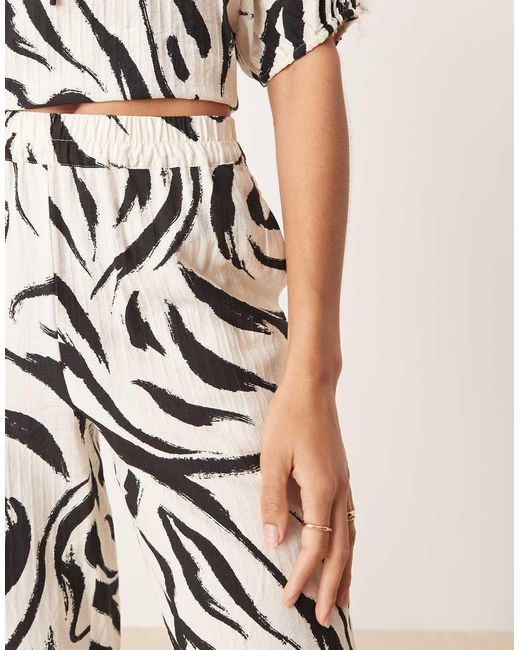Vila White Wide Leg Trouser Co-Ord