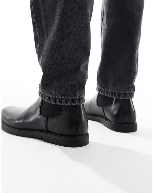 SEQWL – chelsea-stiefel in Black für Herren