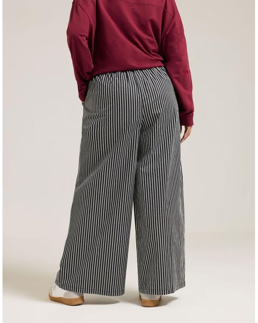 Yours Clothing Black Wide Leg Trousers