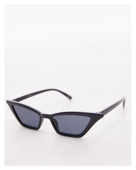 TOPSHOP Black Violet Cat Eye Sunglasses