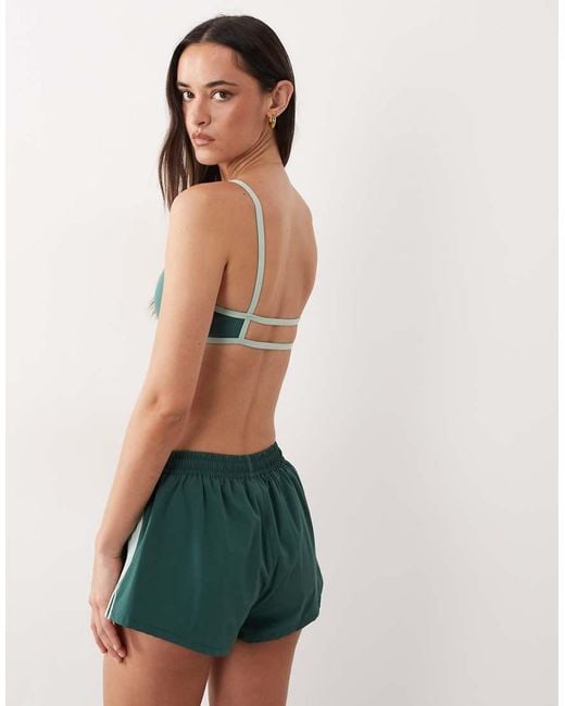 Cotton On Green Active Panelled Woven Shorts