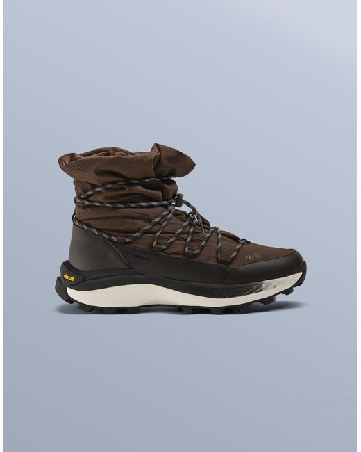 Oysho Brown Vibram Waterproof High-Top Trainers