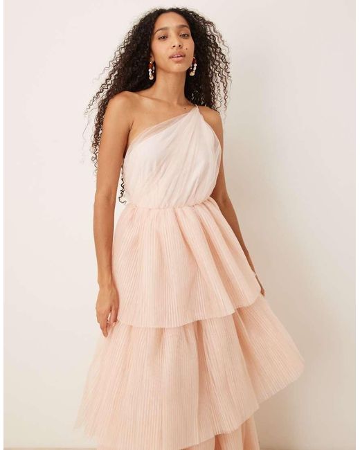 True Decadence Natural V Neck Maxi Dresses