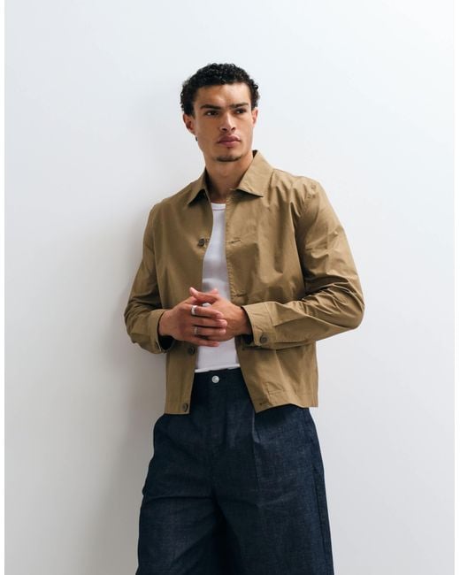 Mango Blue Short Jacket for men