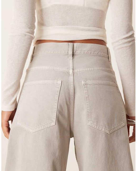 ARKET Natural Barrel Shaped Soft Denim Jeans
