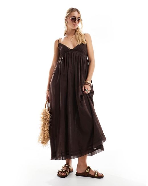 Vestido Playero Midi De Accessorize de color White