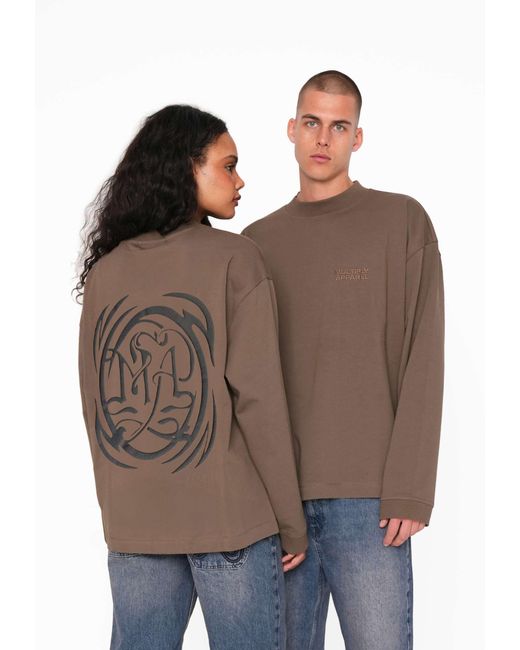 Radial - t-shirt oversize à manches longues Multiply Apparel en coloris Blue
