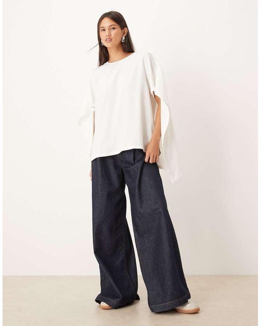 NARRATED White Caped Top