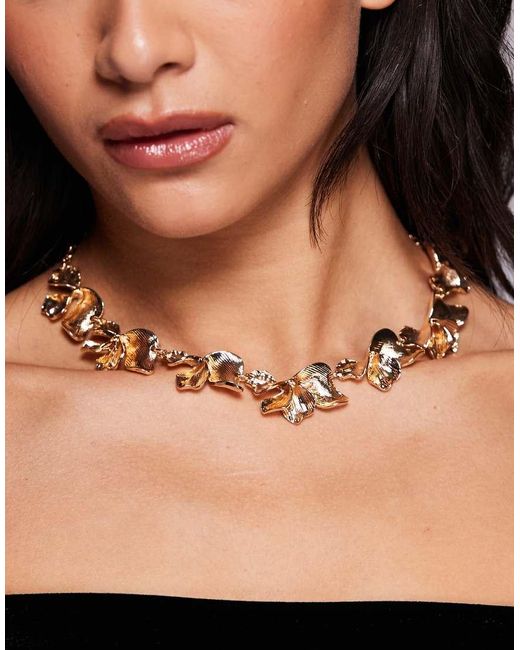ALDO Brown Farialux Statement Necklace