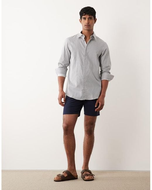 ARMANI EXCHANGE Gray Long Sleeve Shirt for men
