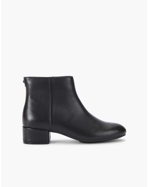 Carvela Kurt Geiger Black Gaia Low Ankle Boots