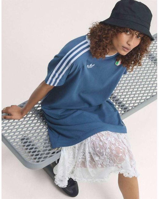 Adidas Originals Blue Italy Originals Dress