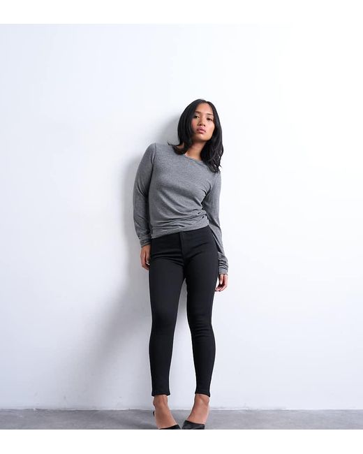 Topshop Unique Black Joni High Rise Super Skinny Jean