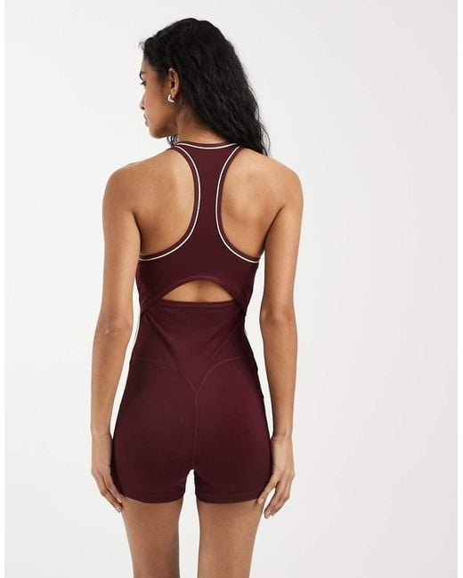 Adidas Originals Red Adidas Originals Sport Unitard