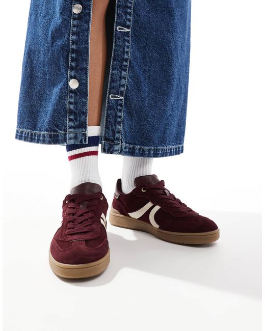 Stradivarius Blue Gum Sole Leather Trainer