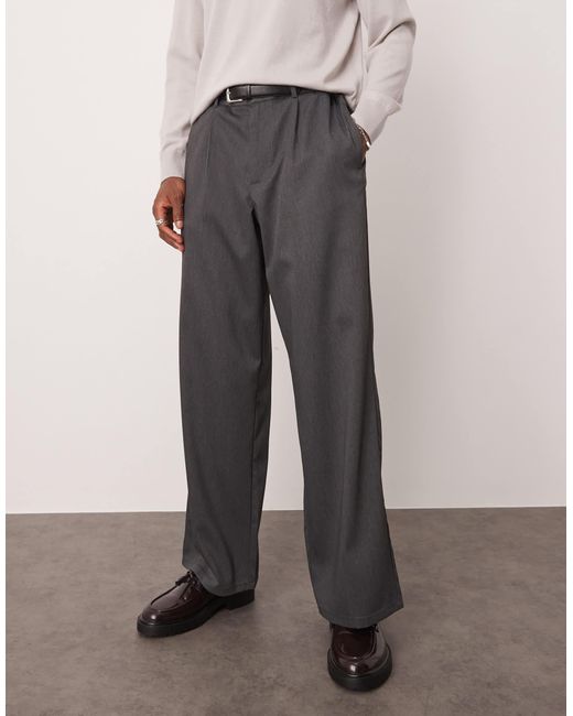 ASOS – elegante, weite schlaghose in White für Herren