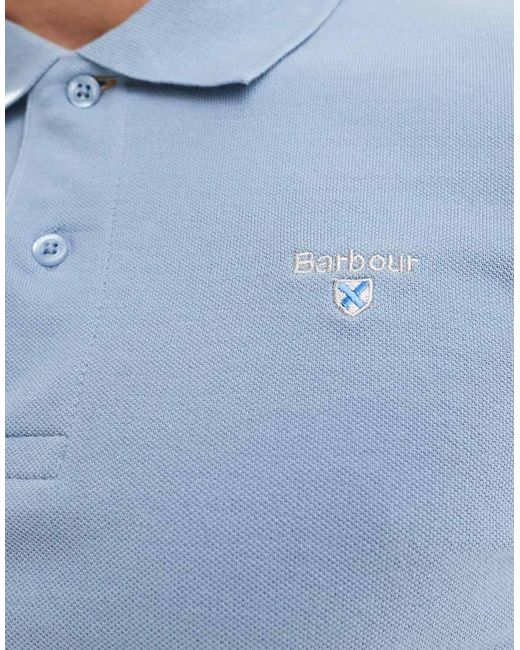 Barbour Original Sports Tailored Polo Shirt-blue for men