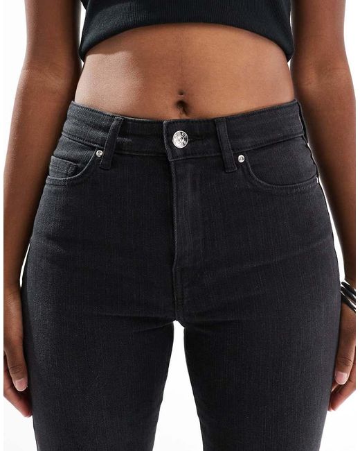 ONLY Black Lola High Waisted Flare Jeans