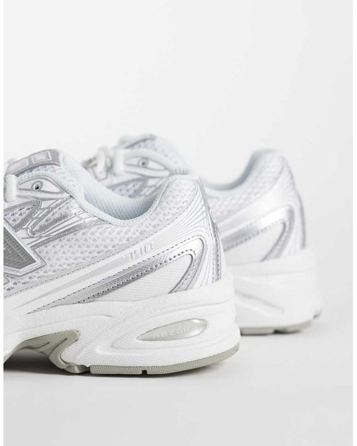 New Balance White 740 Trainers