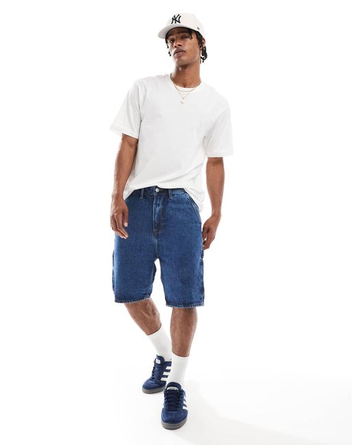 Only & Sons White Oversize T-Shirt With Bird Back Print for men
