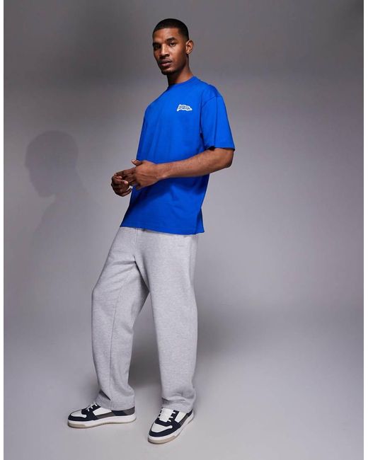 HUGO Blue Hugo Print T-shirt for men