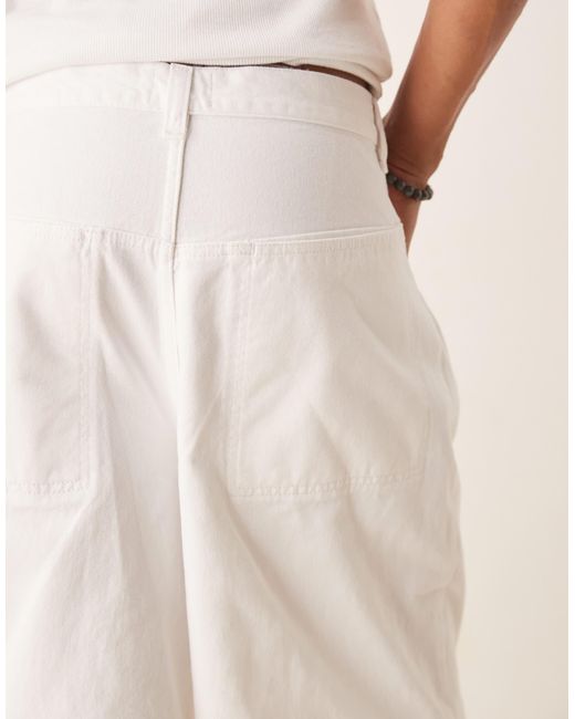 ASOS – lange denim-jorts in Blue für Herren