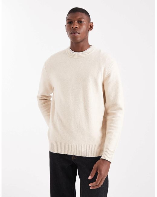 Pull ras Only & Sons pour homme en coloris White