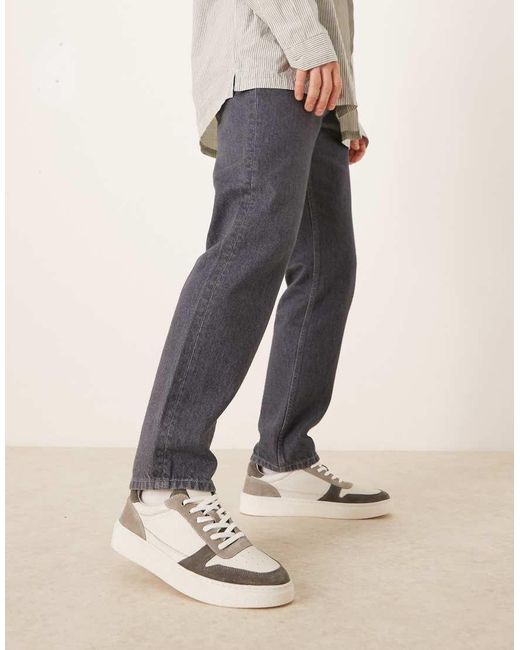 ASOS Brown Panelled Trainers for men
