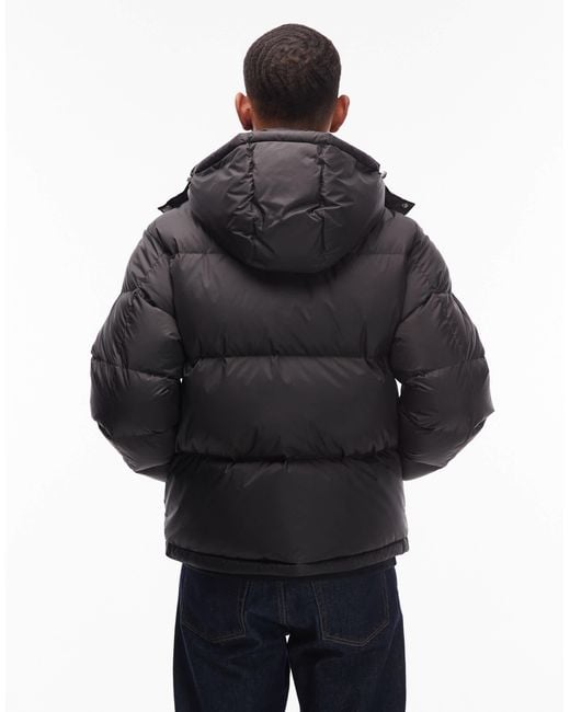 Tommy Hilfiger – alaska – daunen-steppjacke in Black für Herren