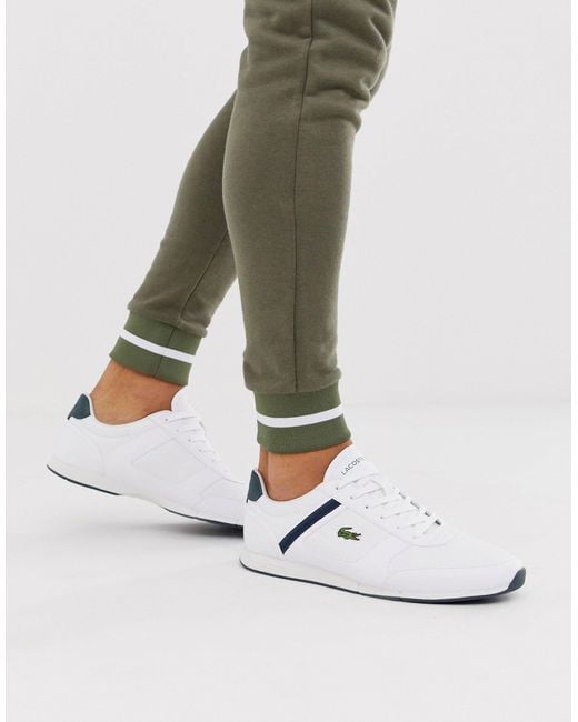 Lacoste Menerva Sport Trainers in White for Men | Lyst Canada