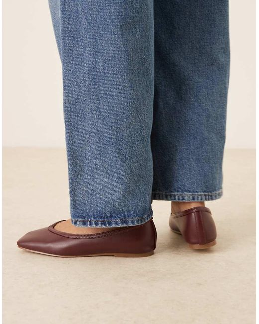 Raid Blue Maryana Ballet Flats