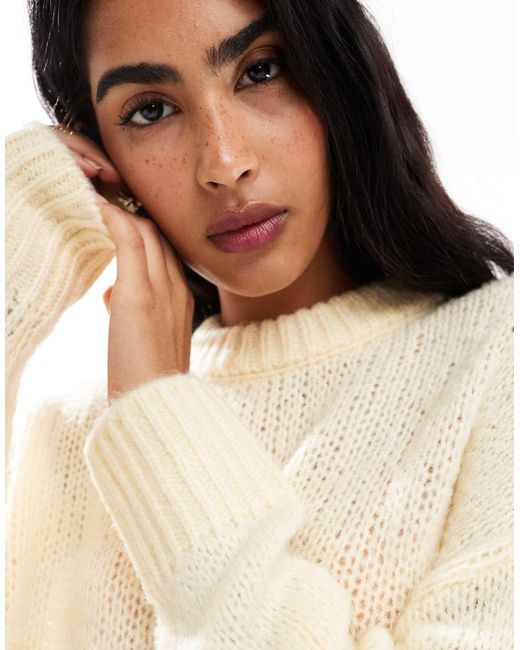 ASOS White – oversize-pullover