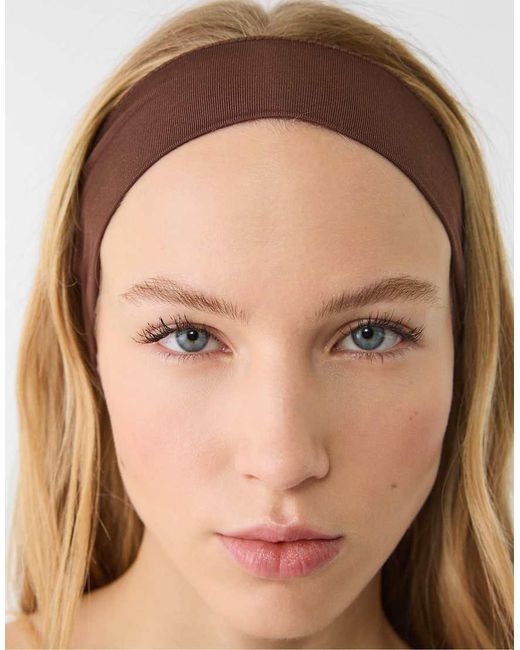 Stradivarius White 2 Pack Of Elastic Hair Bands