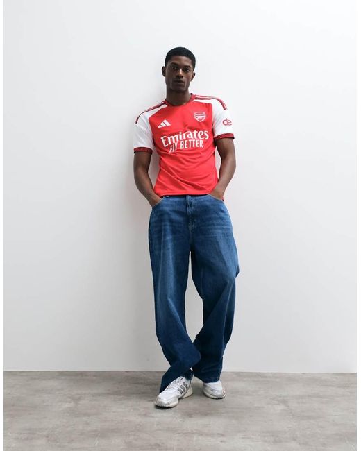Adidas Originals Red Adidas Football Arsenal 26/27 Home Shirt for men