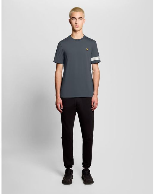Lyle & Scott Blue Ss T-Shirts Sports Sleeve Branded T-Shirt for men