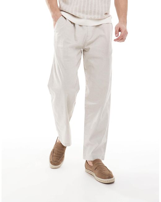 Mocassins style espadrilles en daim - marron ASOS pour homme en coloris Gray