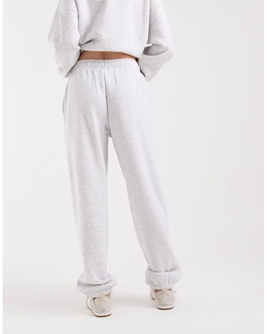 ONLY White Cuffed Leg Trackies