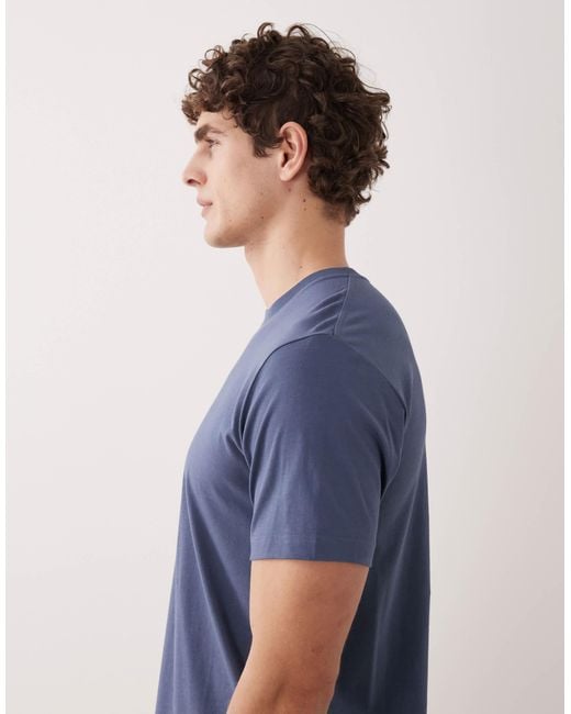 ARKET Blue Jersey T-shirt for men