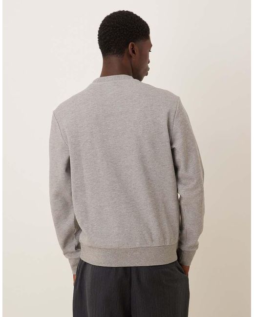 Mango Gray Oversized Sweatshirt for men