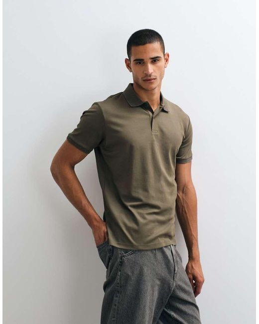 SELECTED Multicolor Short Sleeve Polo for men