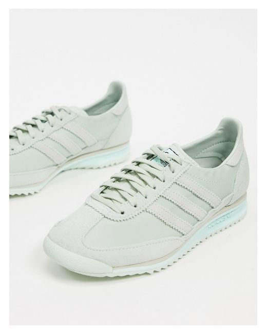 adidas Originals Rubber Sl 72 Trainers in Green | Lyst