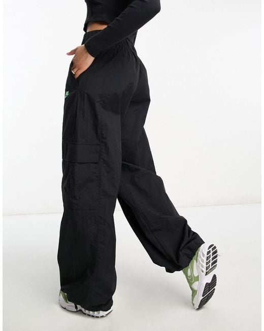 Nike Black Dance Woven Multi Pocket Cargo Trousers