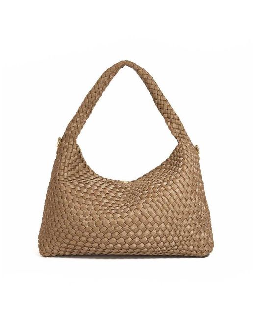 Dune White Deliberate L Shoulder Bag