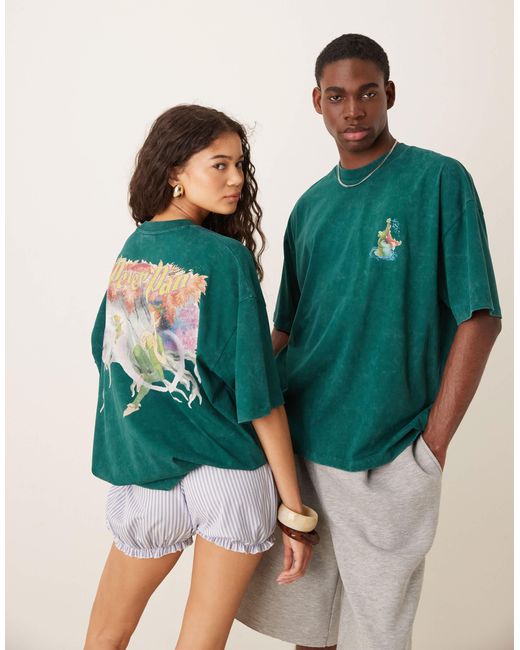 ASOS Green – disney – unisex – oversize-t-shirt