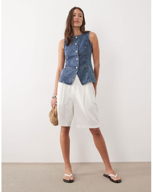 Gilet Threadbare en coloris Blue