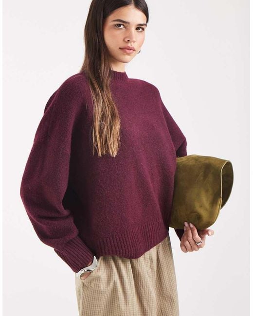 Vero Moda Purple Soft O-neck Jumper