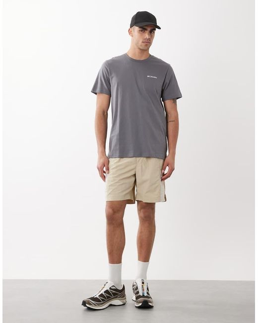 Columbia Gray Csc Outdoor Back Graphic T-shirt for men