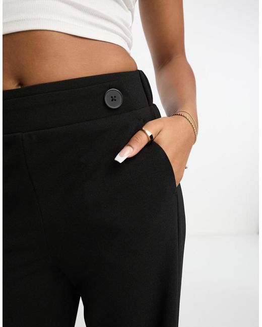 Vero Moda White Wide Leg Jersey Pants