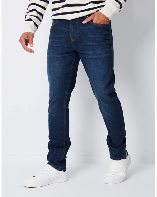 Threadbare Blue Slim Fit Jeans With Stretch for men