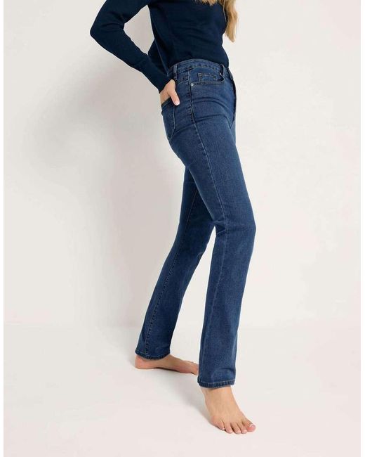 Long Tall Sally Blue Stretch Straight Leg Jeans